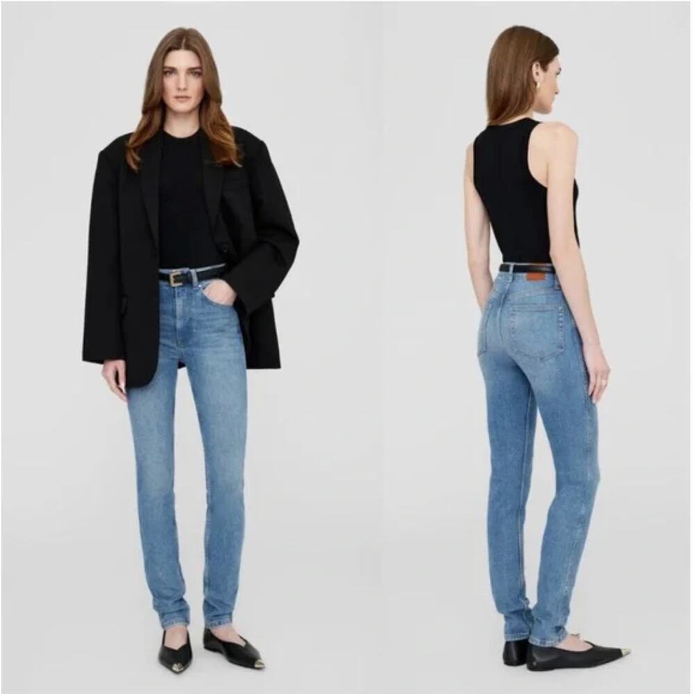 Anine Bing Light Blue Skinny Jeans
